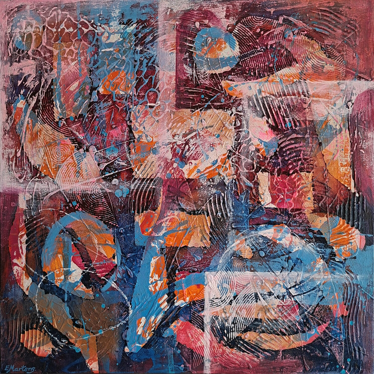 Interferenzen VII Ewa Martens Original painting for sale