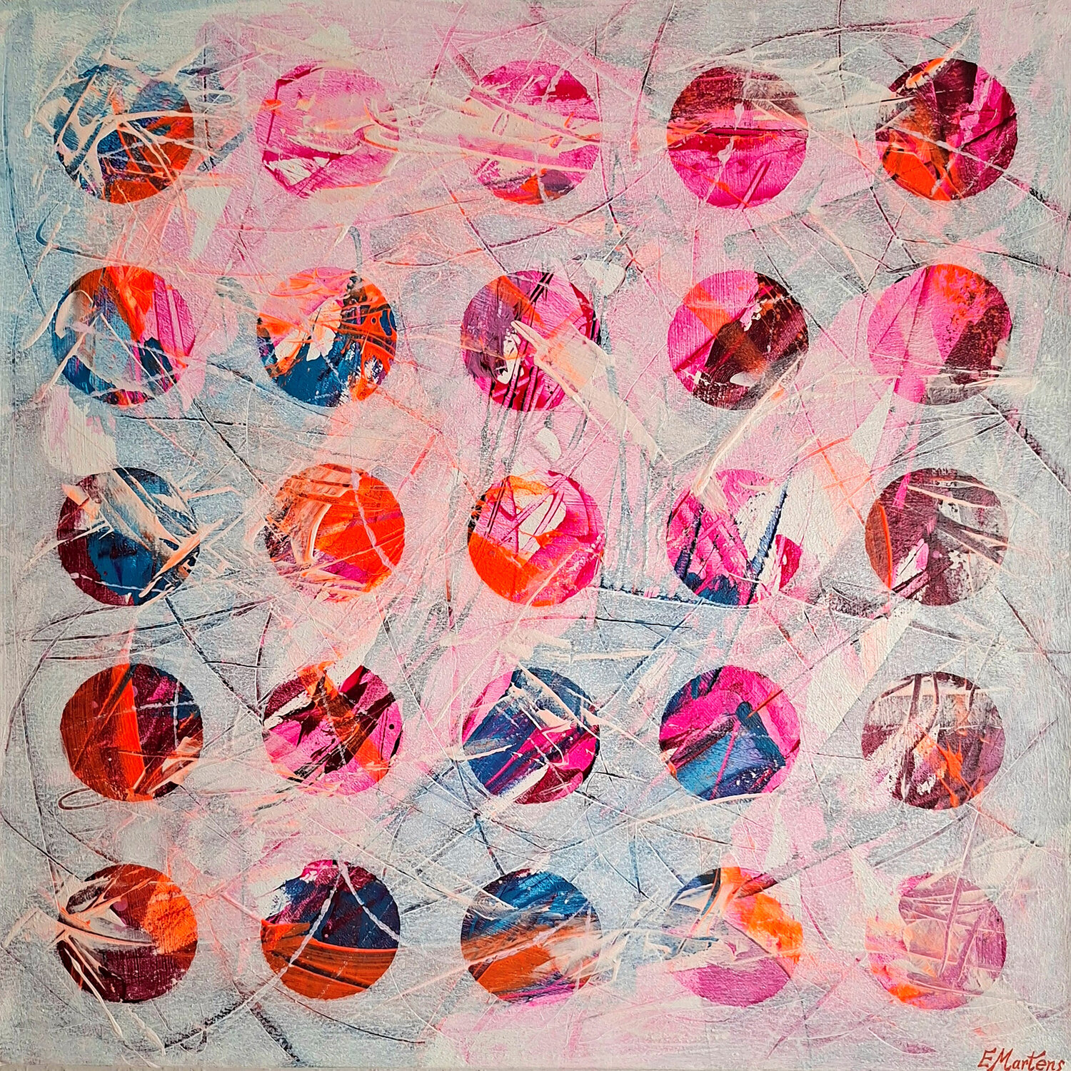 Camouflage 2021 Ewa Martens Original painting for sale
