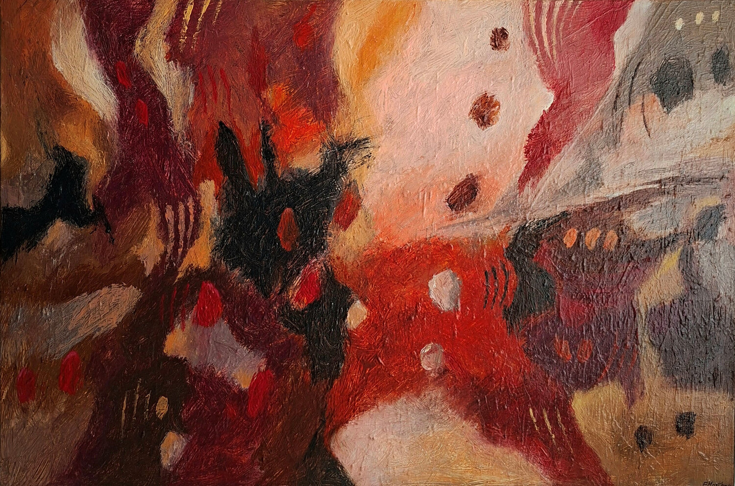 Warten Auf Den Sommer Ewa Martens Original painting for sale