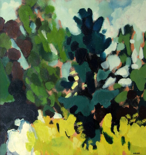 Interpenetration Of Plants by Weronika Raczynska, Painting for Sale on Select