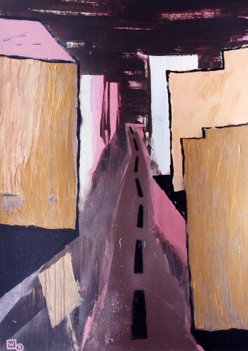 Street by Weronika Raczynska, Painting for Sale on Select