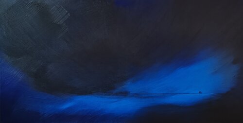 The storm above us by Elena Romanini, Painting for Sale on Select