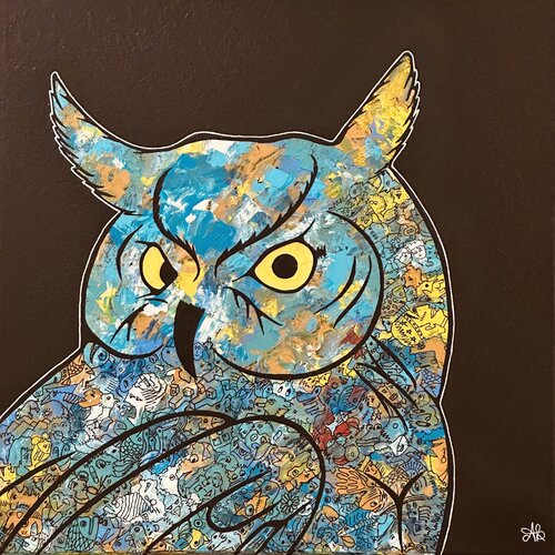 Nightwatcher by Amogh Katyayan, Painting for Sale on Select