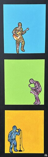 The Band - Audition 1 by Amogh Katyayan, Painting for Sale on Select