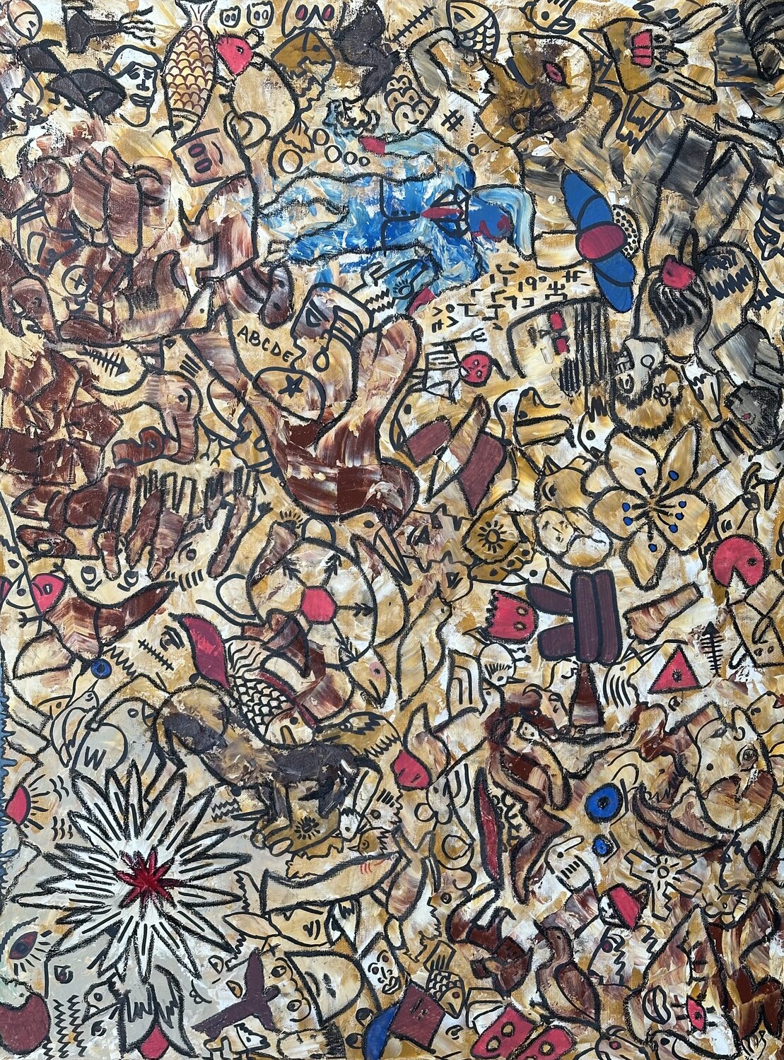 Puzzle Amogh Katyayan Original painting for sale