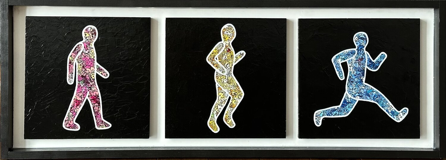 We are the one - Play 2 Amogh Katyayan Original painting for sale