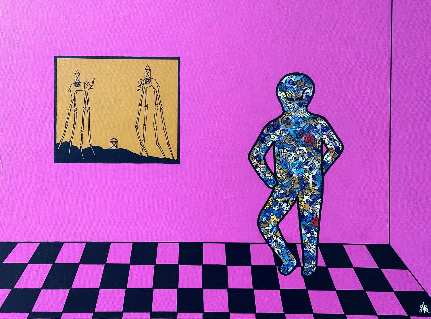 Museum Heist Amogh Katyayan Original painting for sale