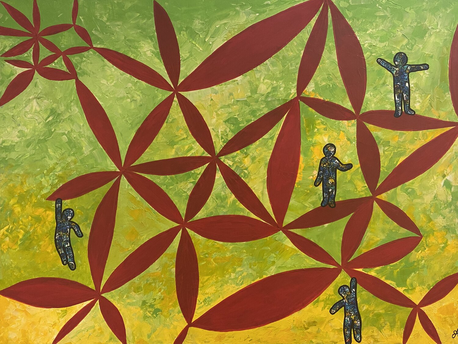 The Dream - A Playground Amogh Katyayan Original painting for sale