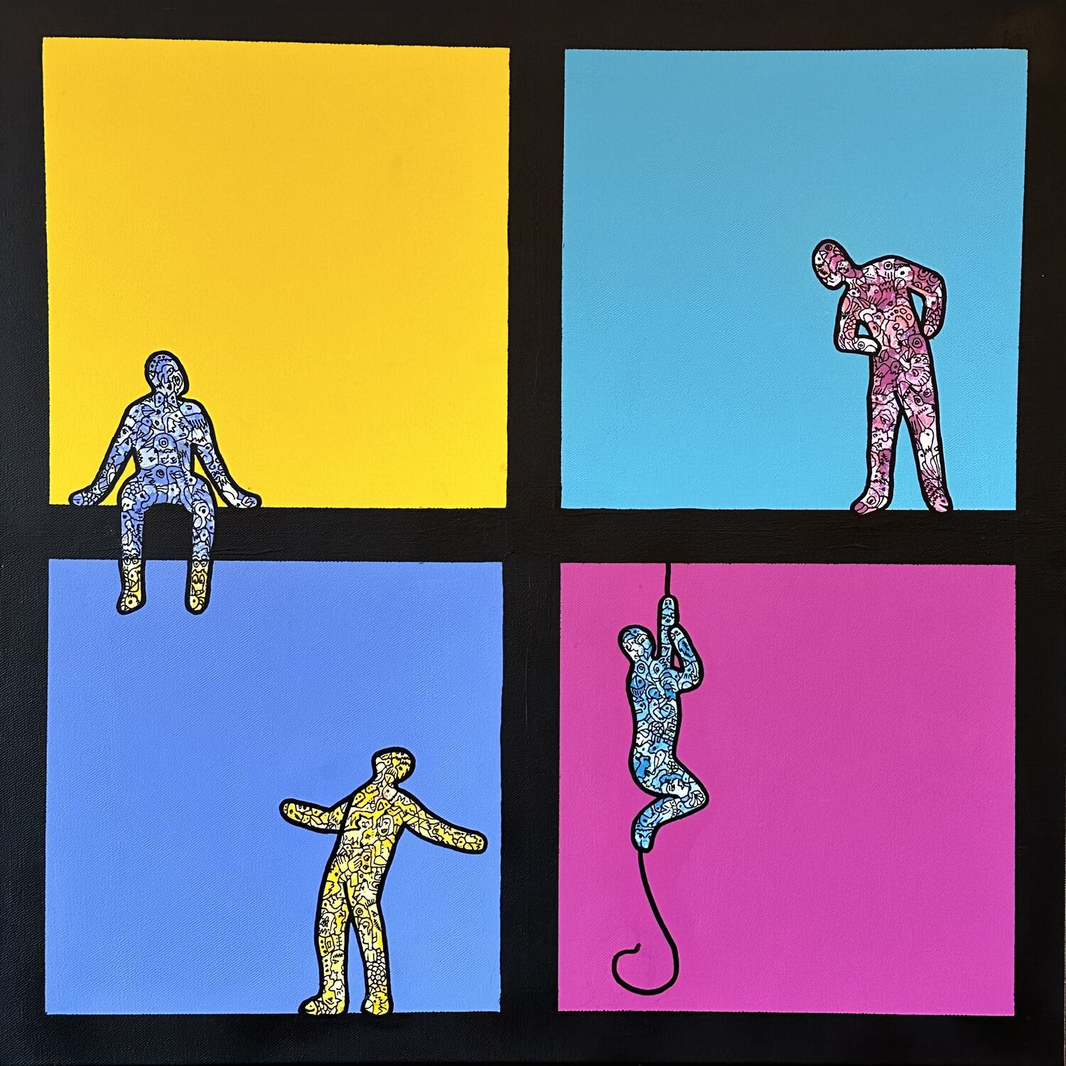 Aspirations - Play 1 Amogh Katyayan Original painting for sale