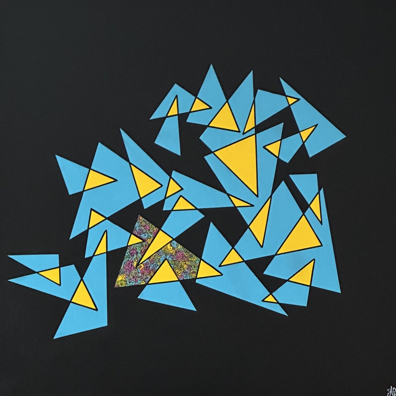 Puzzle Amogh Katyayan Original painting for sale