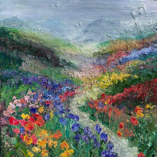 Happy Valley by Maria-Victoria Checa, Painting for Sale on Select