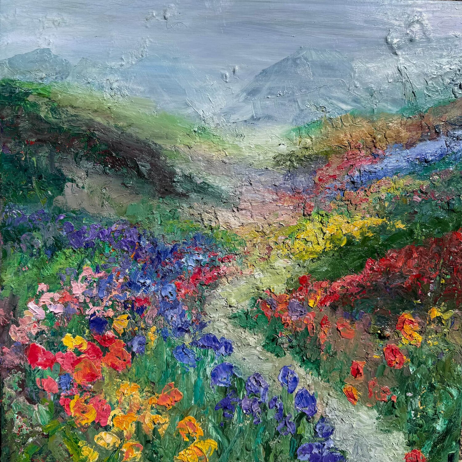 Happy Valley Maria-Victoria Checa Original painting for sale