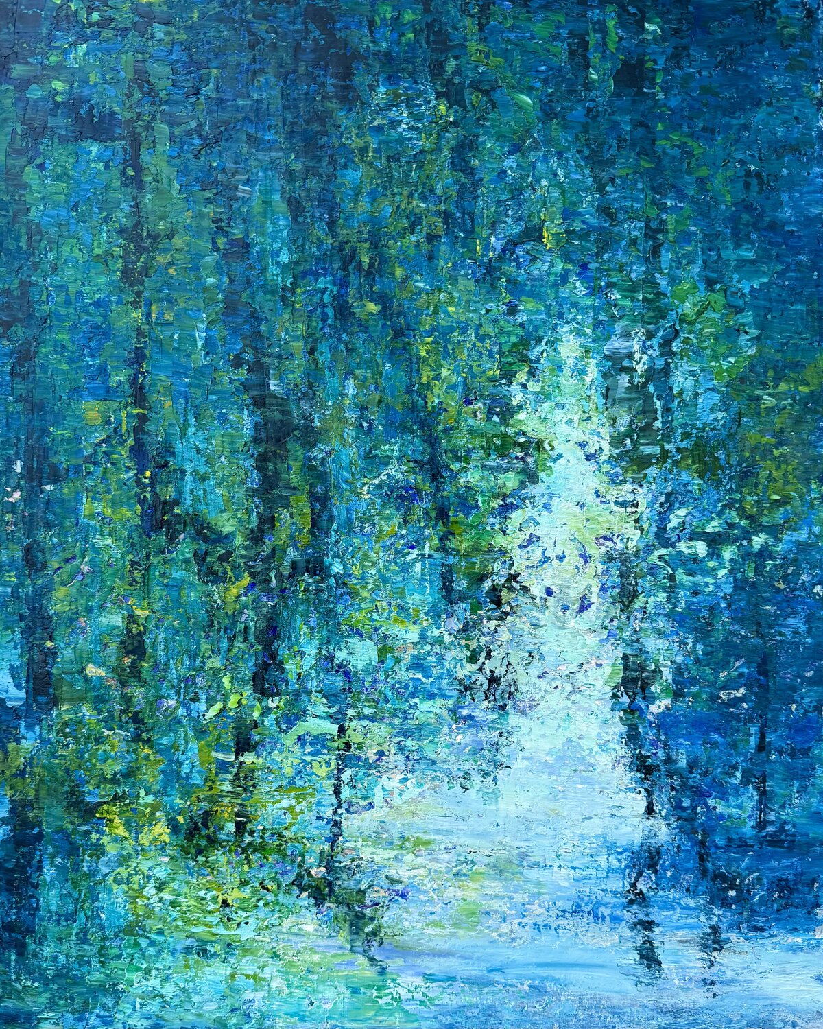 By The Lagoon Maria-Victoria Checa Original painting for sale