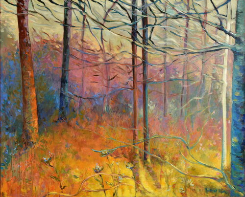 Sous Bois by Anne-Marie Molénat-Ponté, Painting for Sale on Select
