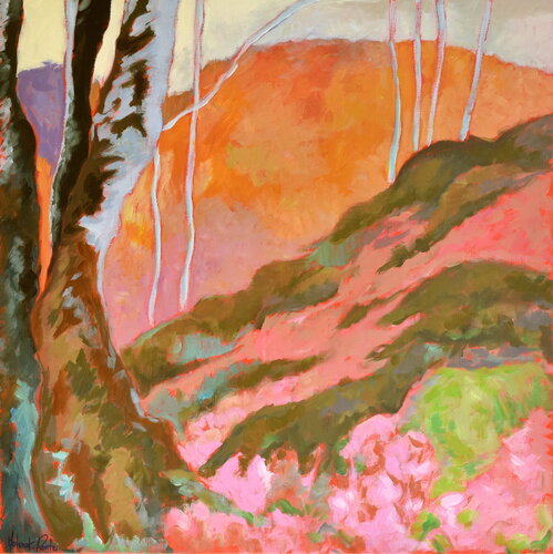 un après-midi by Anne-Marie Molénat-Ponté, Painting for Sale on Select