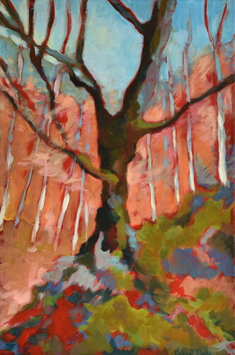Arbre remarquable by Anne-Marie Molénat-Ponté, Painting for Sale on Select