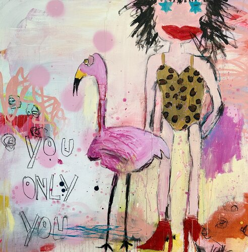 You Only You by Christiane Lohrig, Painting for Sale on Select