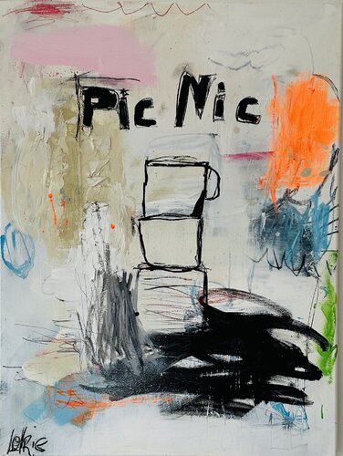 PIC NIC II by Christiane Lohrig, Painting for Sale on Select