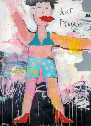 Just Princess by Christiane Lohrig, Painting for Sale on Select