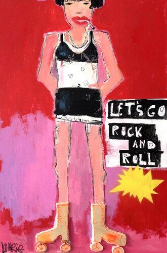 Let's go by Christiane Lohrig, Painting for Sale on Select