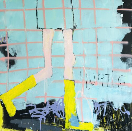 HurtigII by Christiane Lohrig, Painting for Sale on Select