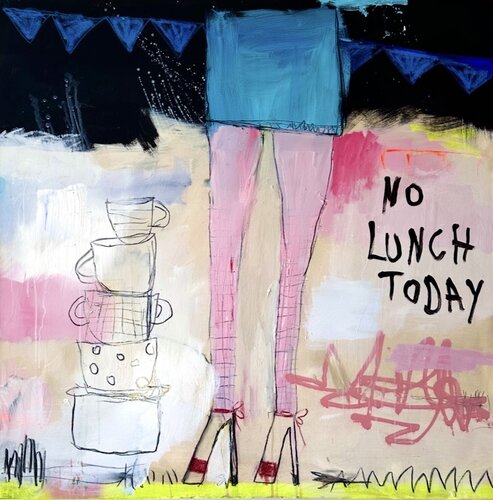 No Lunch today by Christiane Lohrig, Painting for Sale on Select