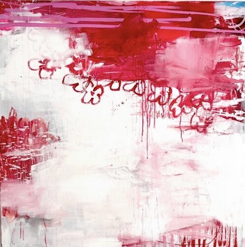 red island by Christiane Lohrig, Painting for Sale on Select