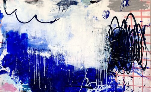 Blue von Christiane Lohrig, Malerei kaufen auf Select