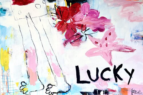 LUCKY von Christiane Lohrig, Malerei kaufen auf Select