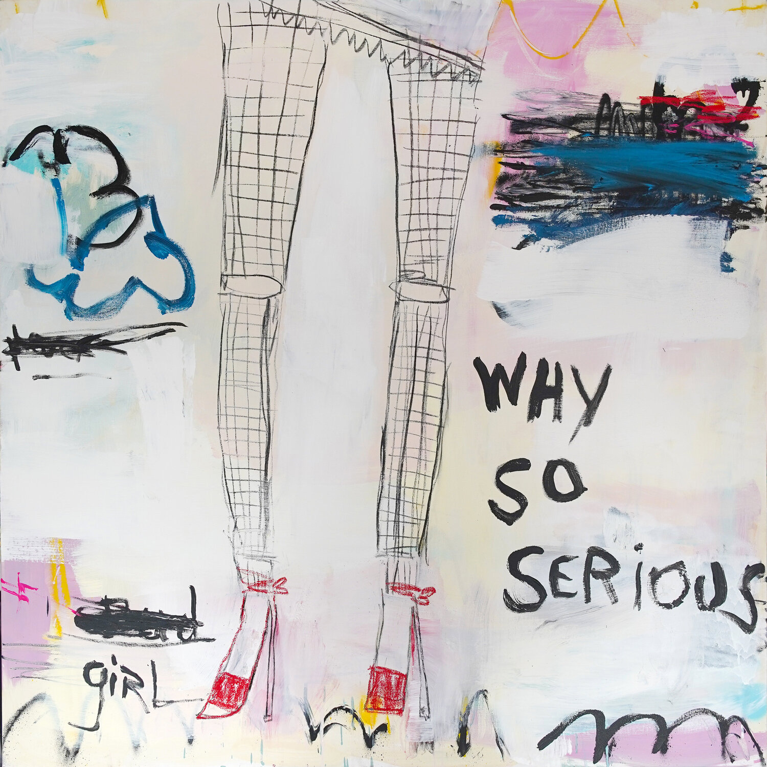 Why so serious Christiane Lohrig Original painting for sale