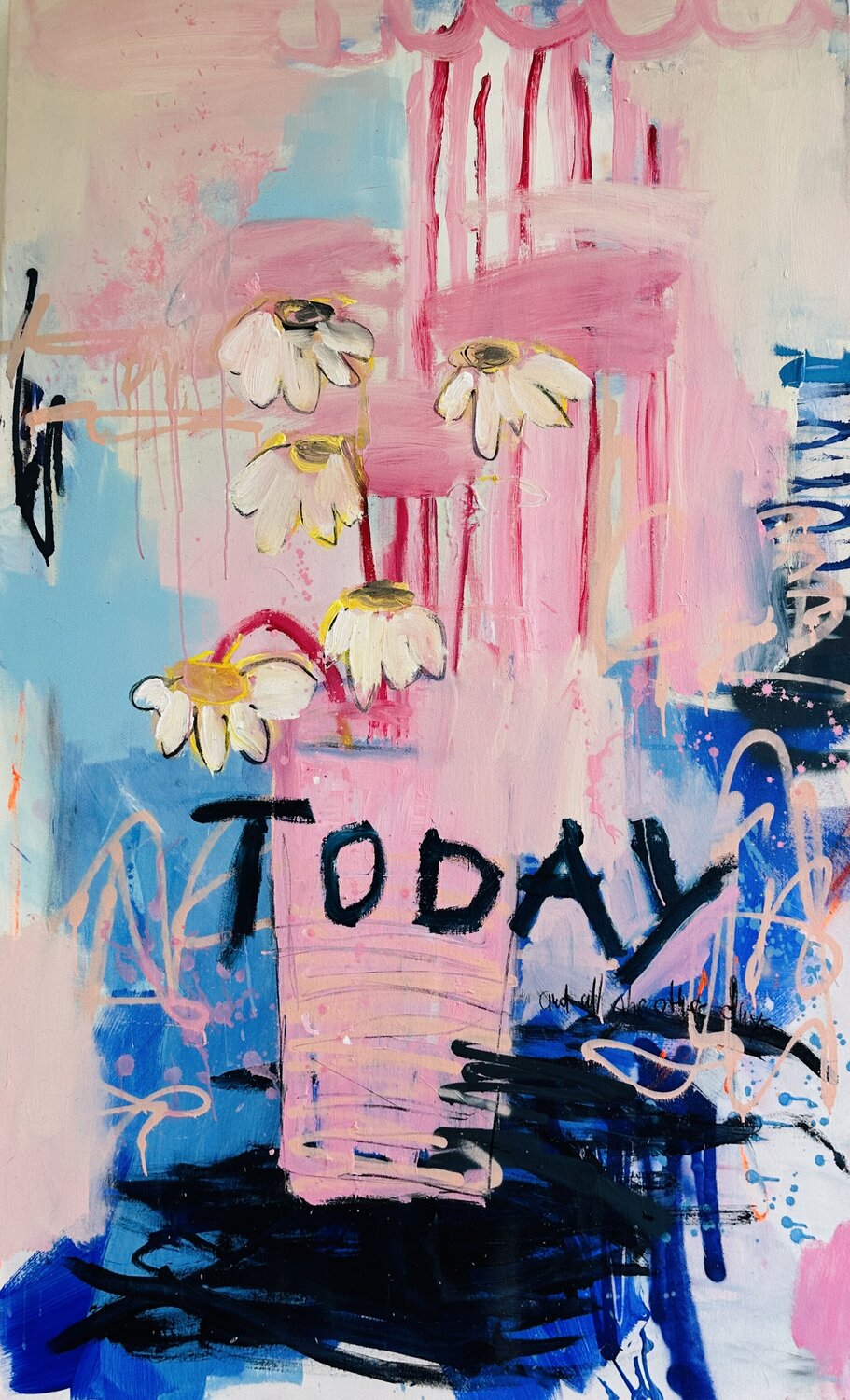 TODAY and all the other days Christiane Lohrig Original painting for sale