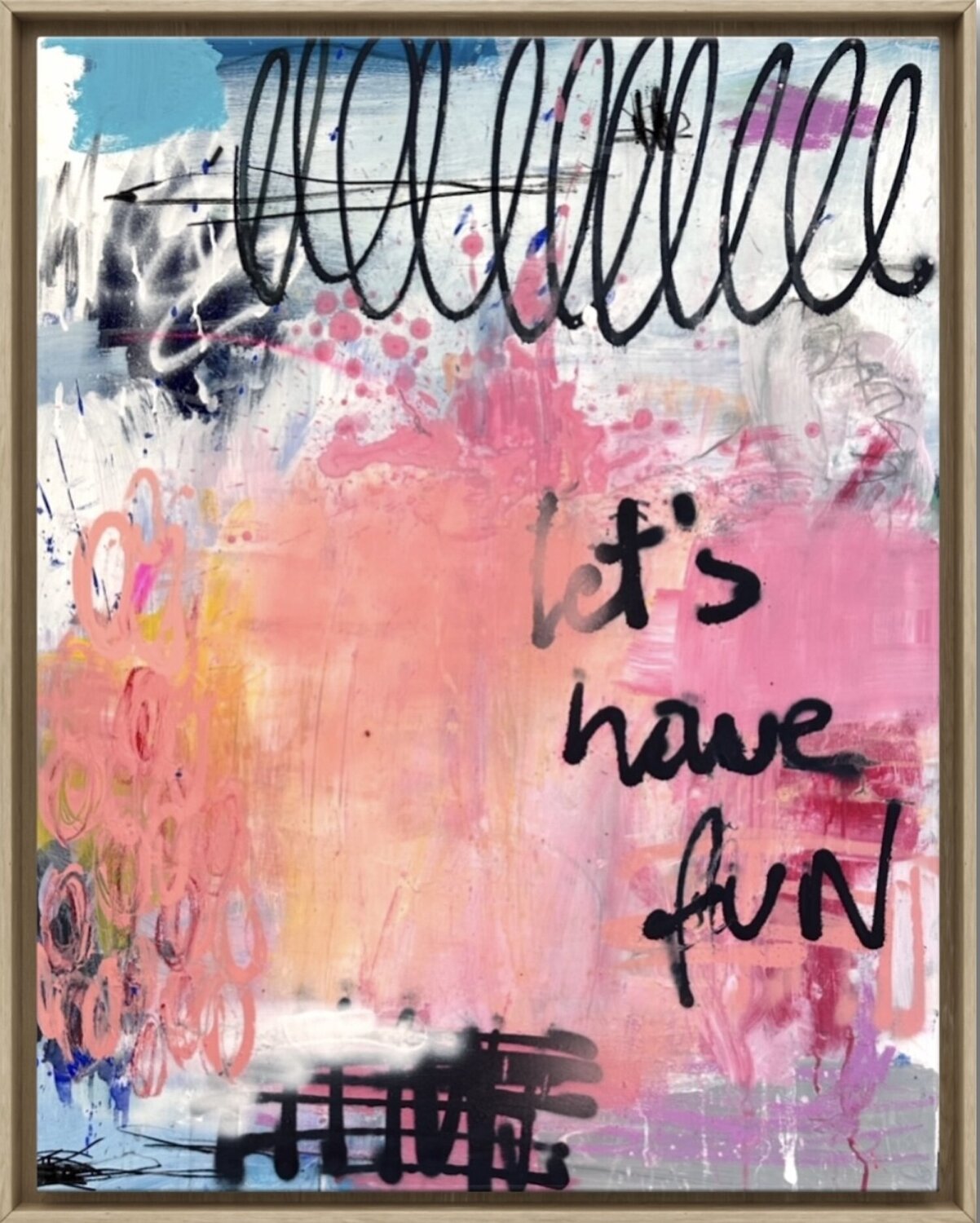 Let`s have fun Christiane Lohrig Original painting for sale