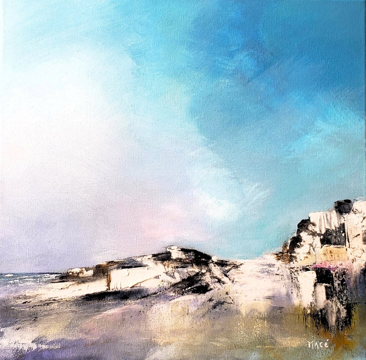 On the rocks... Pascal Macé Original painting for sale