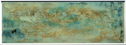 Aqua Drift by Edelgard Schroer, Painting for Sale on Select