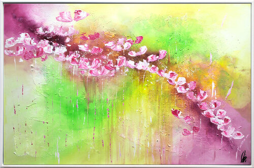 Bloom Current by Edelgard Schroer, Painting for Sale on Select