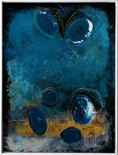 Blue Resonance by Edelgard Schroer, Painting for Sale on Select