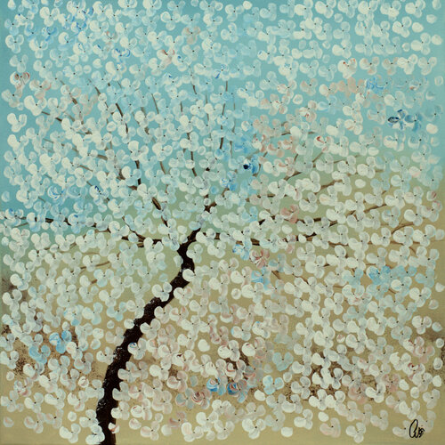 Blossom Whisper by Edelgard Schroer, Painting for Sale on Select