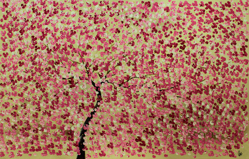 Blossom Fire by Edelgard Schroer, Painting for Sale on Select