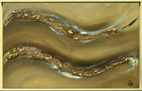 Golden Drift von Edelgard Schroer, Malerei kaufen auf Select