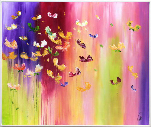 Colourful Spring by Edelgard Schroer, Painting for Sale on Select