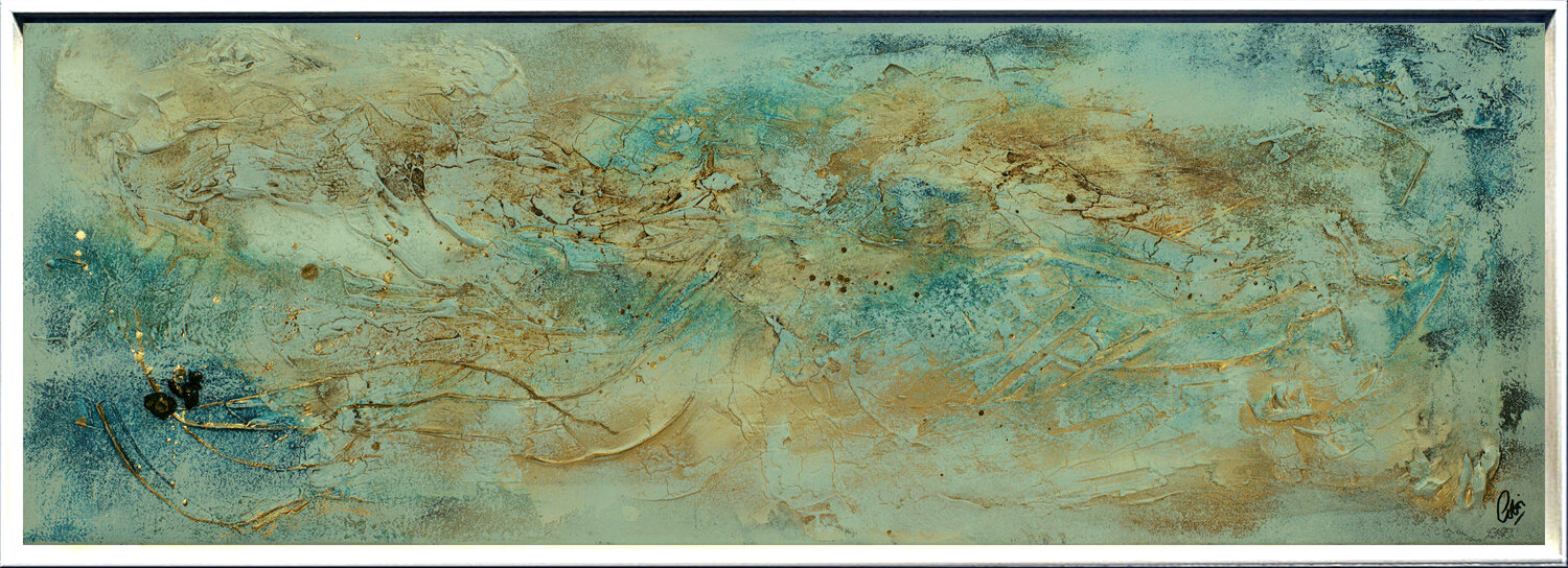 Aqua Drift Edelgard Schroer Original painting for sale