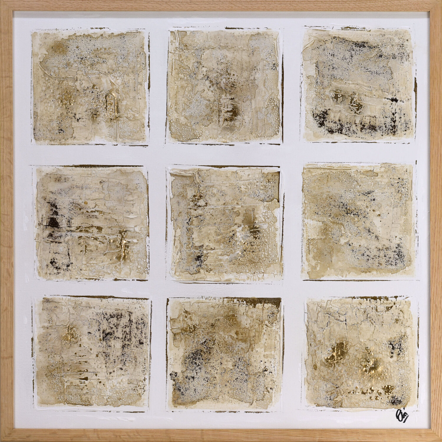 Silent Fields Edelgard Schroer Original painting for sale