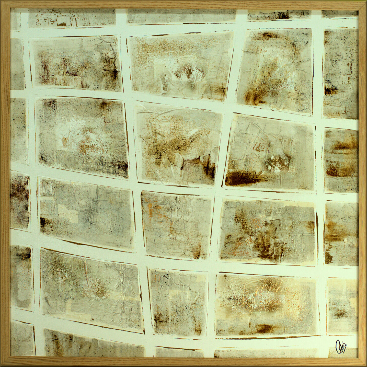 Archive of Traces Edelgard Schroer Original painting for sale