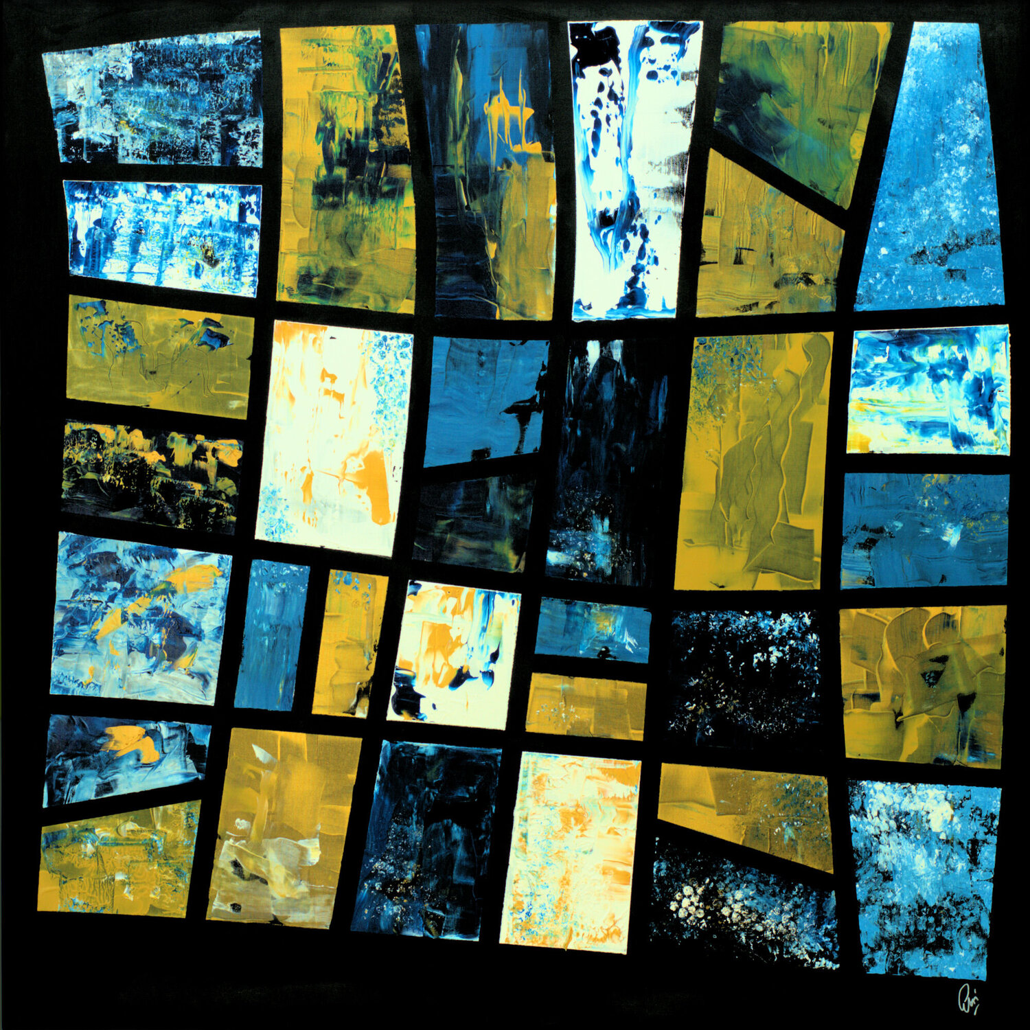 Windows Edelgard Schroer Original painting for sale