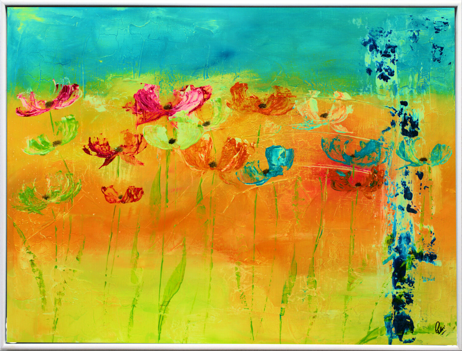 Blooming Light Edelgard Schroer Original painting for sale