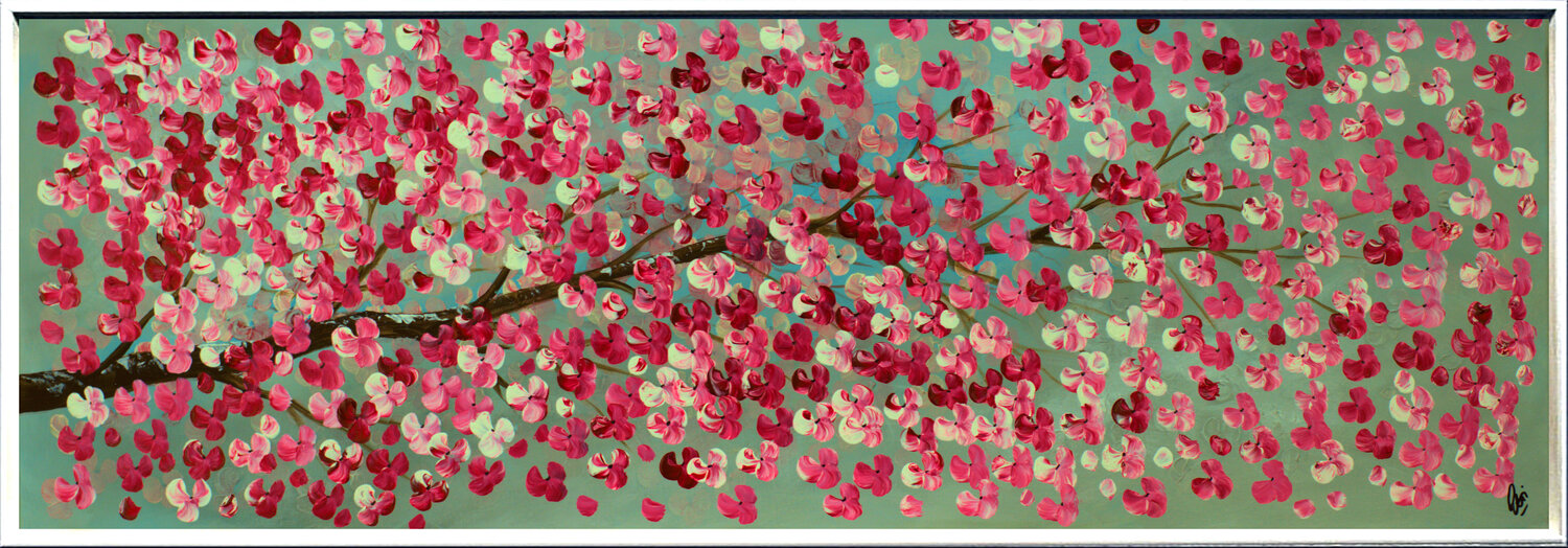 Cherry Breeze Edelgard Schroer Original painting for sale