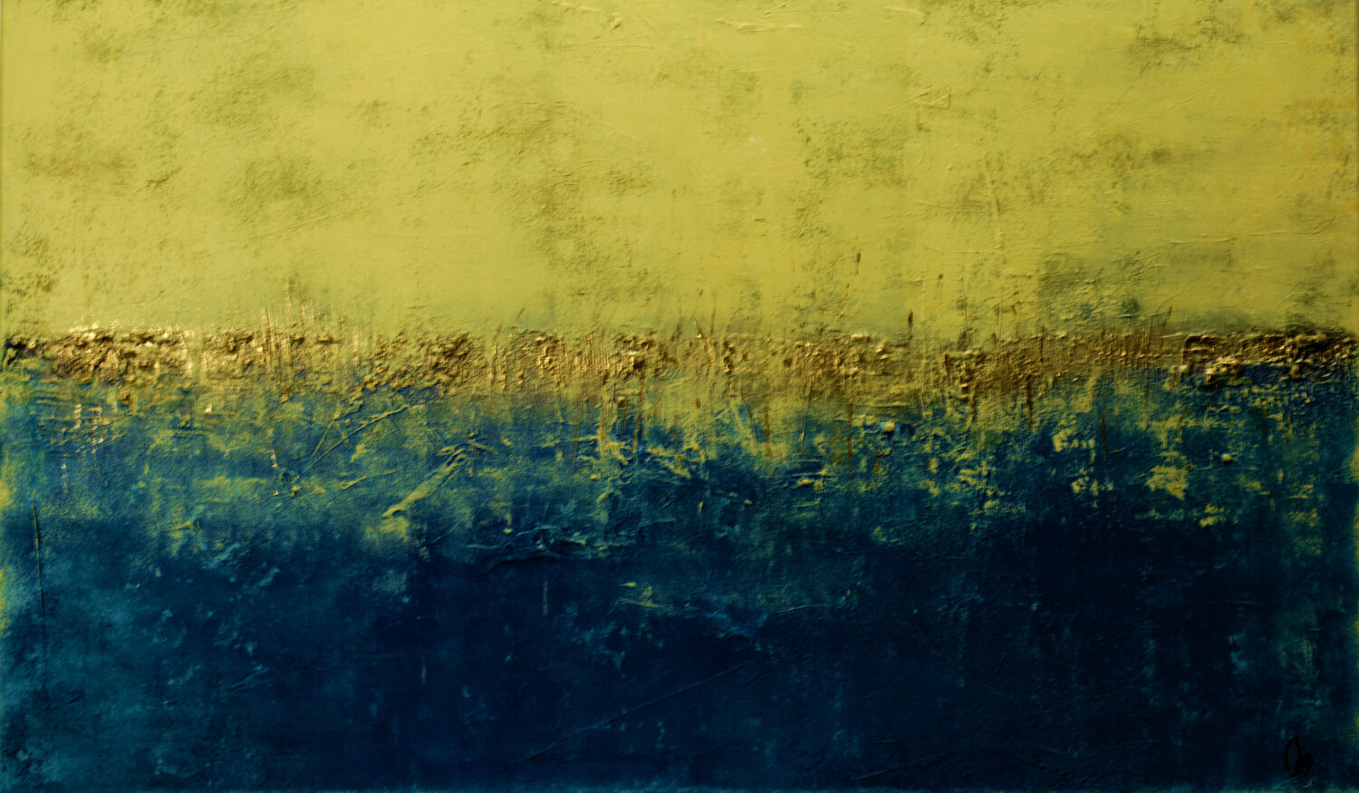 Golden Tide Edelgard Schroer Original painting for sale