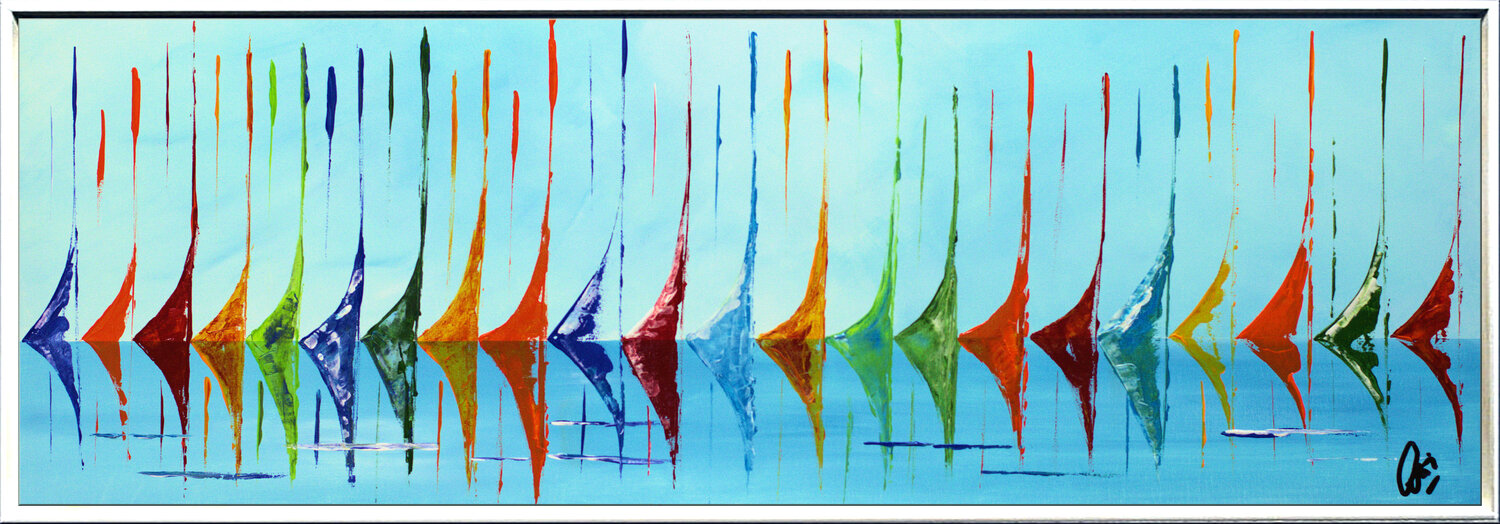 Colored Summer Edelgard Schroer Original painting for sale