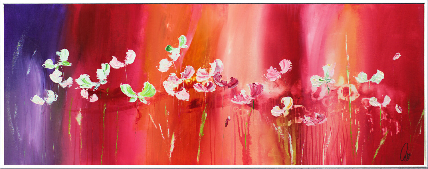 Afterglow Field Edelgard Schroer Original painting for sale