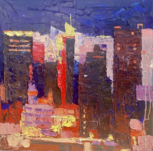 City by Vladislava Yakovenko, Painting for Sale on Select